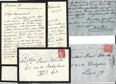 Autographs by Jacques-Émile Blanche - 1930s