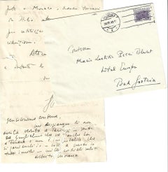Autograph Letter by Alberto Moravia - 1933