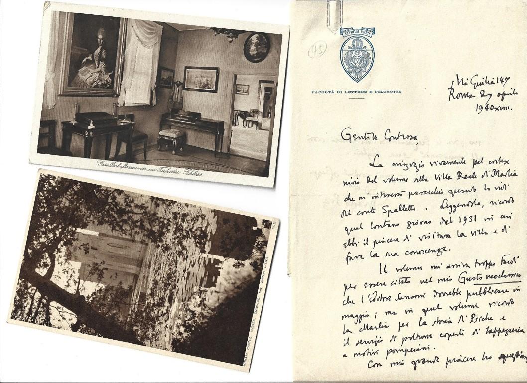 Corrispondenza di Mario Praz - Anni '30 in vendita 2