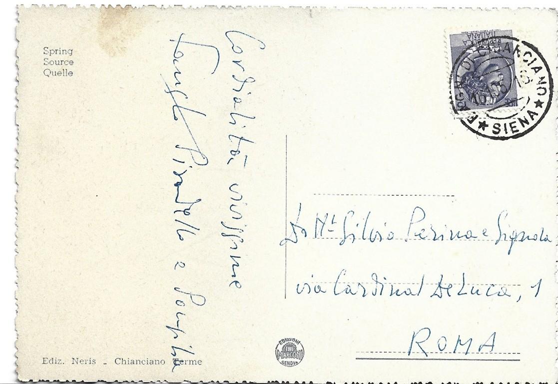 Conjunto de autógrafos de Fausto Pirandello - Años 30-50 en venta 5