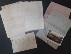 Grandes Compositions sur Papier - Correspondence de Mario Prassinos - Années 1950