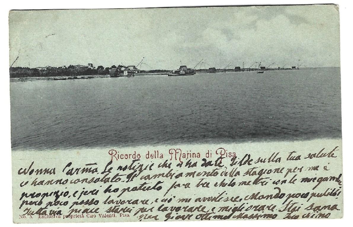 Recuerdos de Marina di Pisa de Nino Costa - 1899 en venta 1