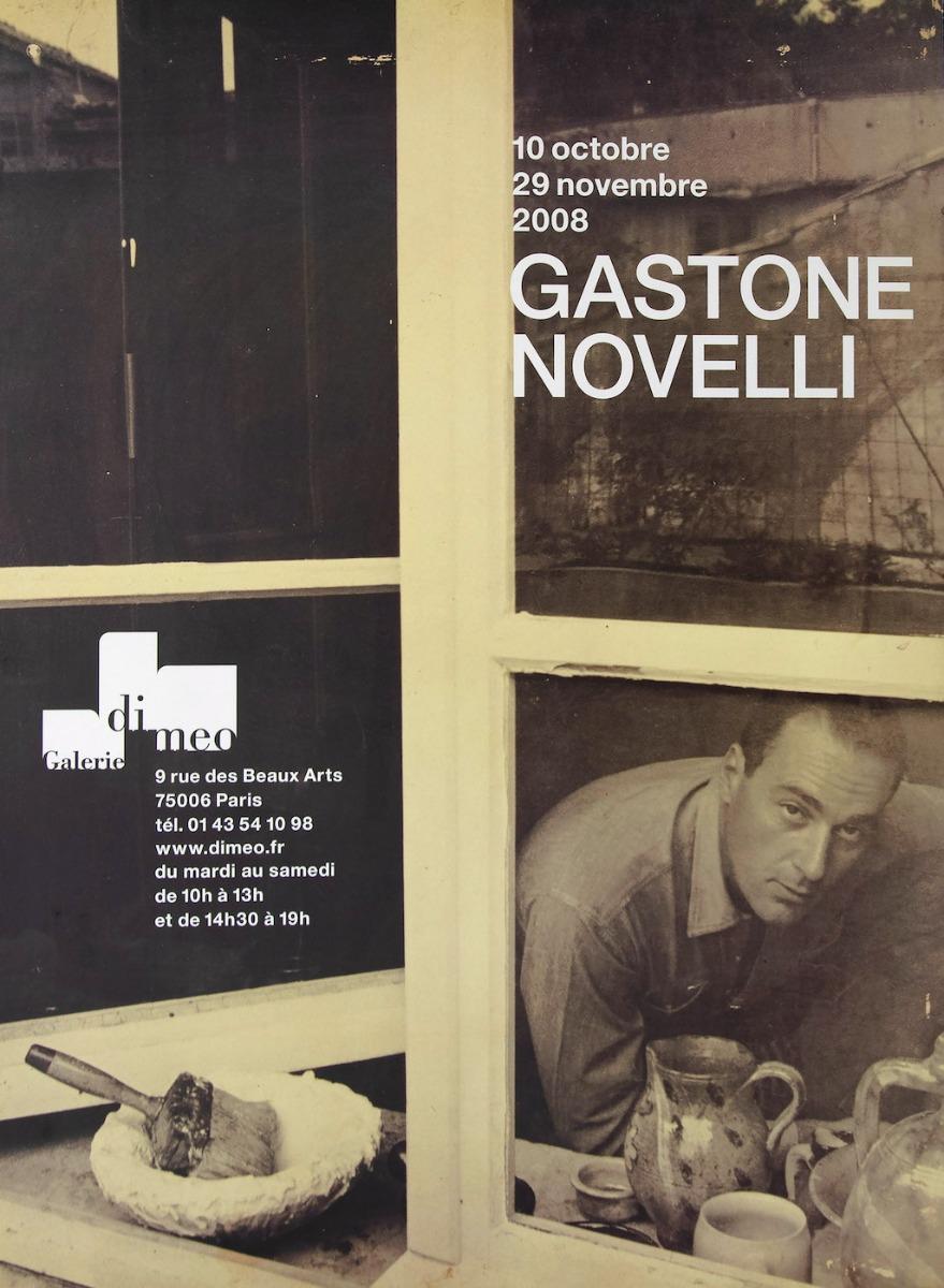 Gastone Novelli - Vintage Exhibition Poster - 2008 - Art by Unknown