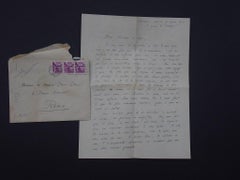 Grußbrief von Elie Gagnebin - 1937