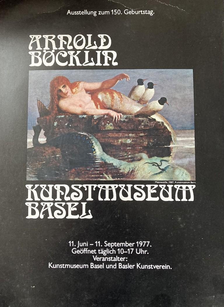 Kuntmuseum Basel - VintageOffset Print after Arnold Bocklin - 1977 - Art by Arnold Bocklin (After)