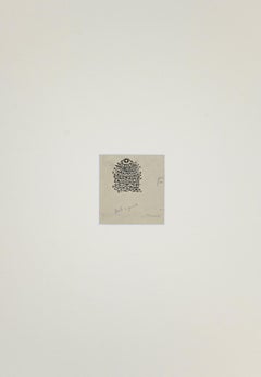 Tale e Quale -  China Ink and Pencil - Mid-20th Century