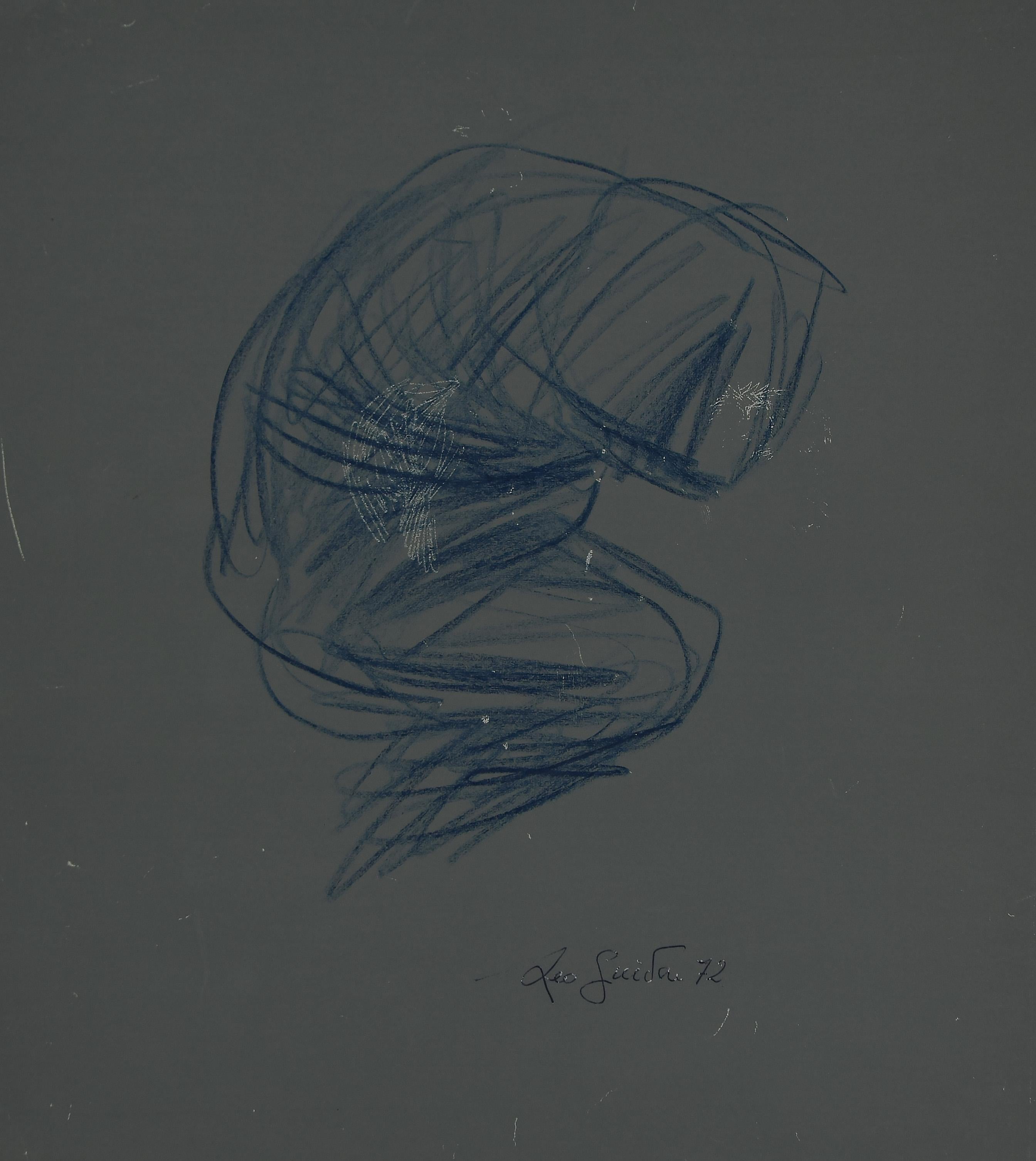 Drapery is an original Contemporary artwork realized in 1972 by the italian artist Leo Guida.

Original Drawing on paper. 

Dated and Hand-signed by the artist in pencil on the lower left corner: Leo Guida '72. 

Very good conditions. 

Leo Guida.