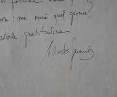 Letter of Thanks by A. Gerardi - 1930s