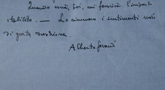 Autograph Letter by Alberto Gerardi - 1938