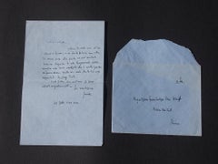 Vintage Greeting Letter by A. Gerardi - 1940