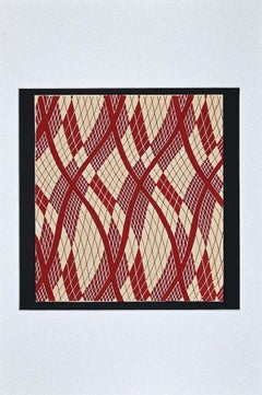 Geometric Composition - Original Painting by Clément Kons - 1920s