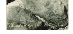 Affiche autographe Portraiir of Grard Philipe und Lilli Palmer - b/w Postcard - années 1960