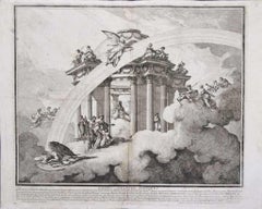 Fortes Creantur Fortibus - Etching by Louis-Joseph Le Lorrain -1748