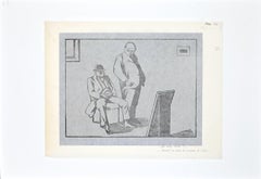 The Collector - Woodcut Print by Hermann-Paul - 1925