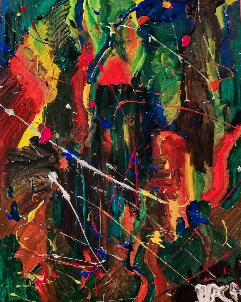 Cette magnifique peinture abstraite intitulée "Love" a été réalisée par l'artiste Laura Placa, une réalisatrice italienne de documentaires, photographe de rue et peintre abstractionniste.

Peinture acrylique sur toile. Signé à la main. Certificat