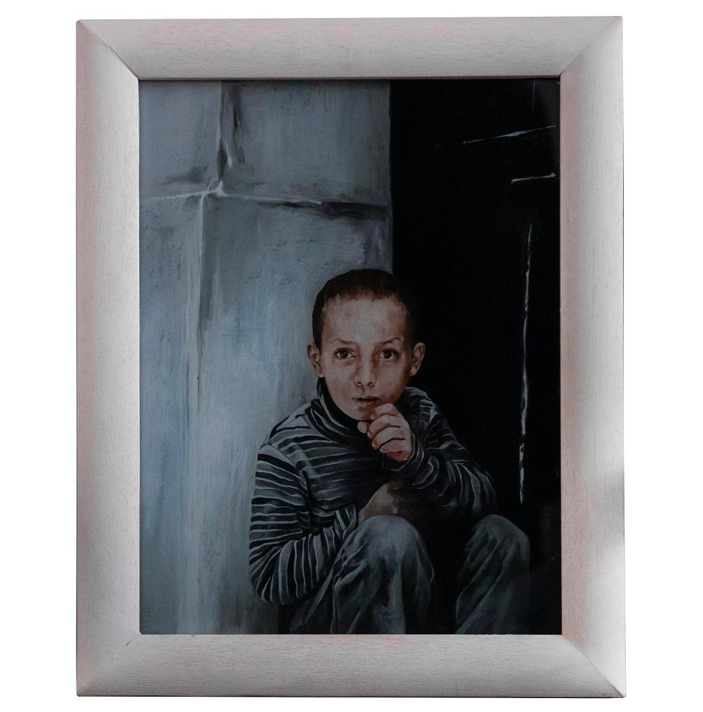 El Niño - Pintura al óleo de Roberto De Francisci - 2011