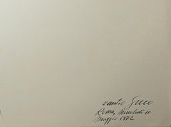 Nude - China Ink Drawing by E. Greco - 1972