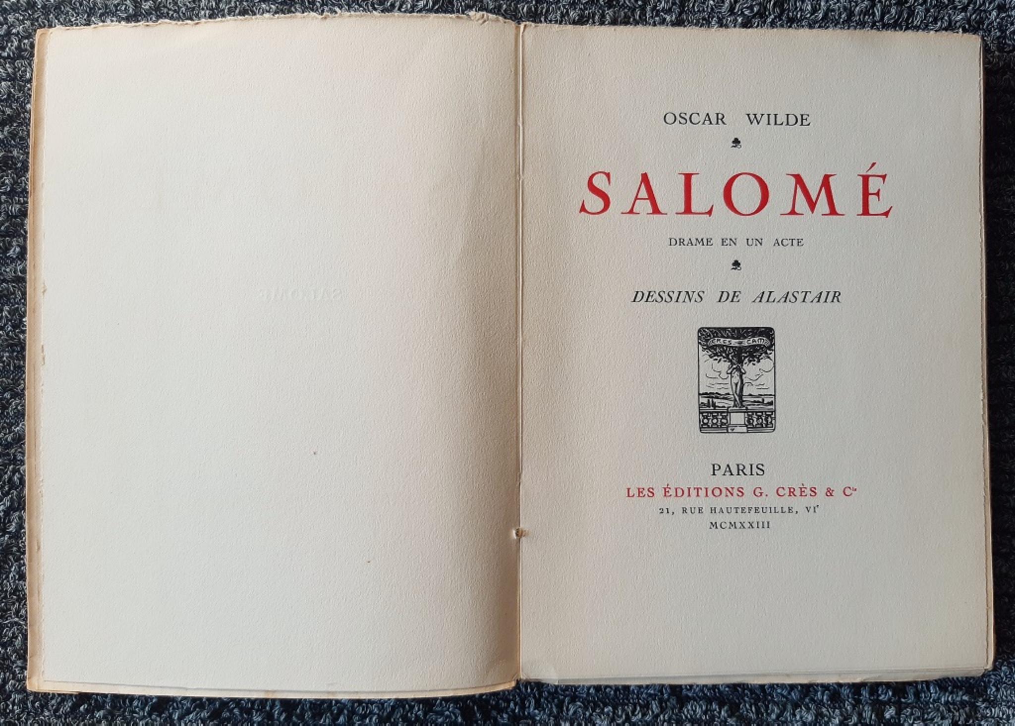 Salomé - Rare livre illustré par Alastair - 1922 en vente 4