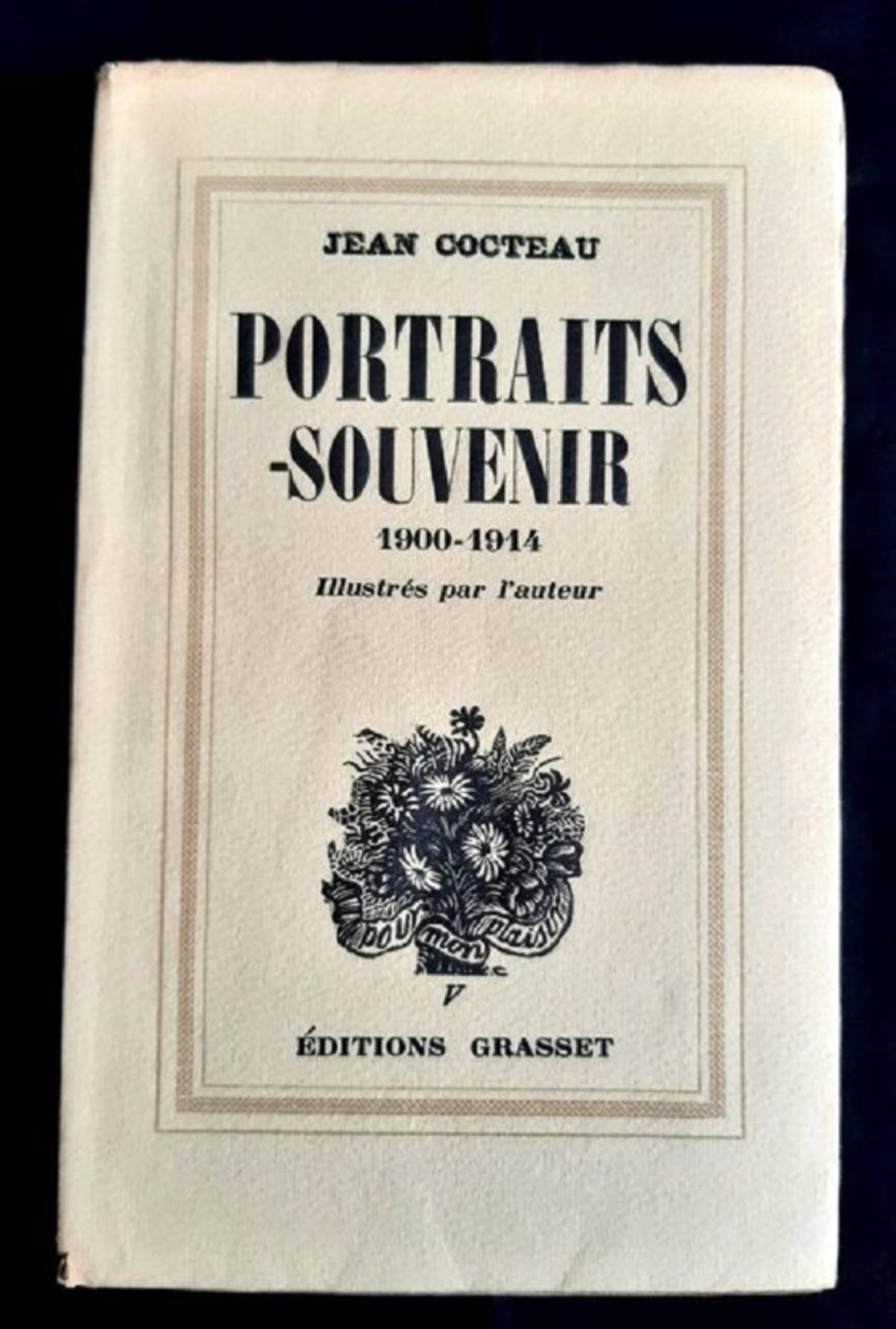 Portraits-souvenirs - Vintage Rare Book Illustrated by Jean Cocteau - 1935 1