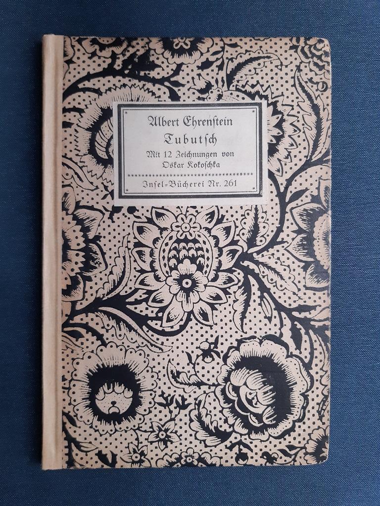 Tubutsch – seltenes Vintage-Buch, illustriert von Oskar Kokoschka – 1919 im Angebot 1