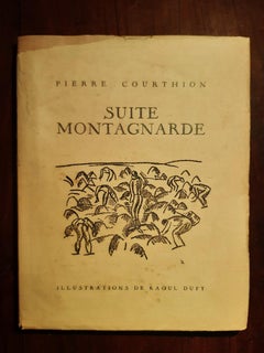 Suite Montagnarde - Vintage Rare Book Illustrated by Raoul Dufy - 1932