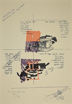 Project - Lithograph by Lia Rondelli - 1982