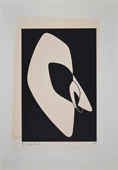 Untitled - Linocut Print by Angelo Bozzola - 1955