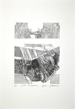 Postille alla Gibigianna - Etching by Walter Accigliaro - 1983