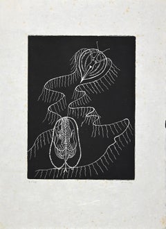 Untitled - Etching by Bona de Pisis - Late 20th Century