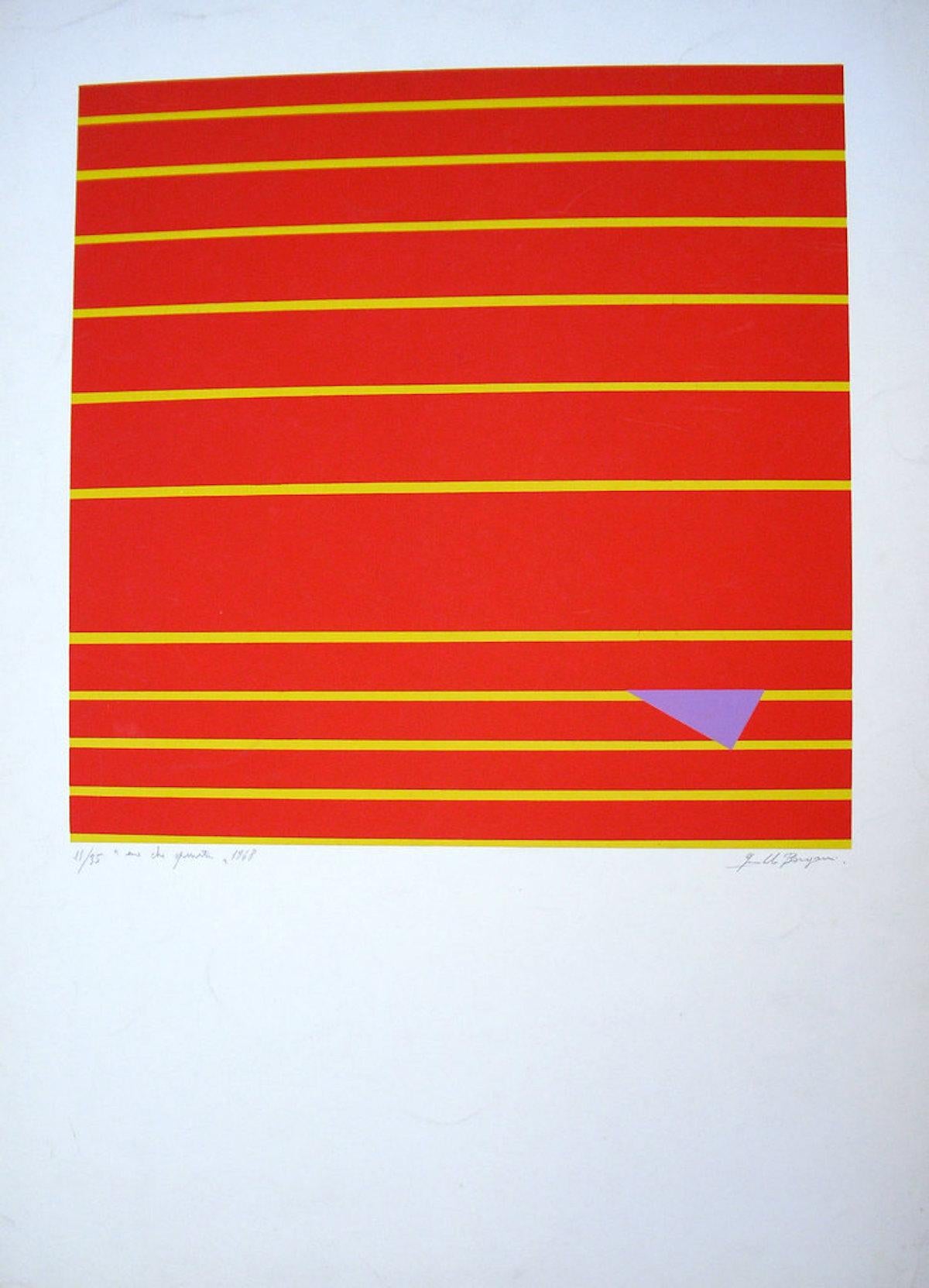 Uno che Spunta - Screen Print by Giancarlo Bargoni - Late 20th Century