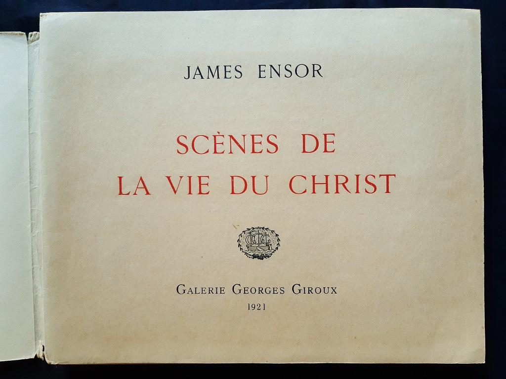 Scènes de la vie du Christ - Vintage Rare Book Illustrated by James Ensor - 1921 For Sale 7
