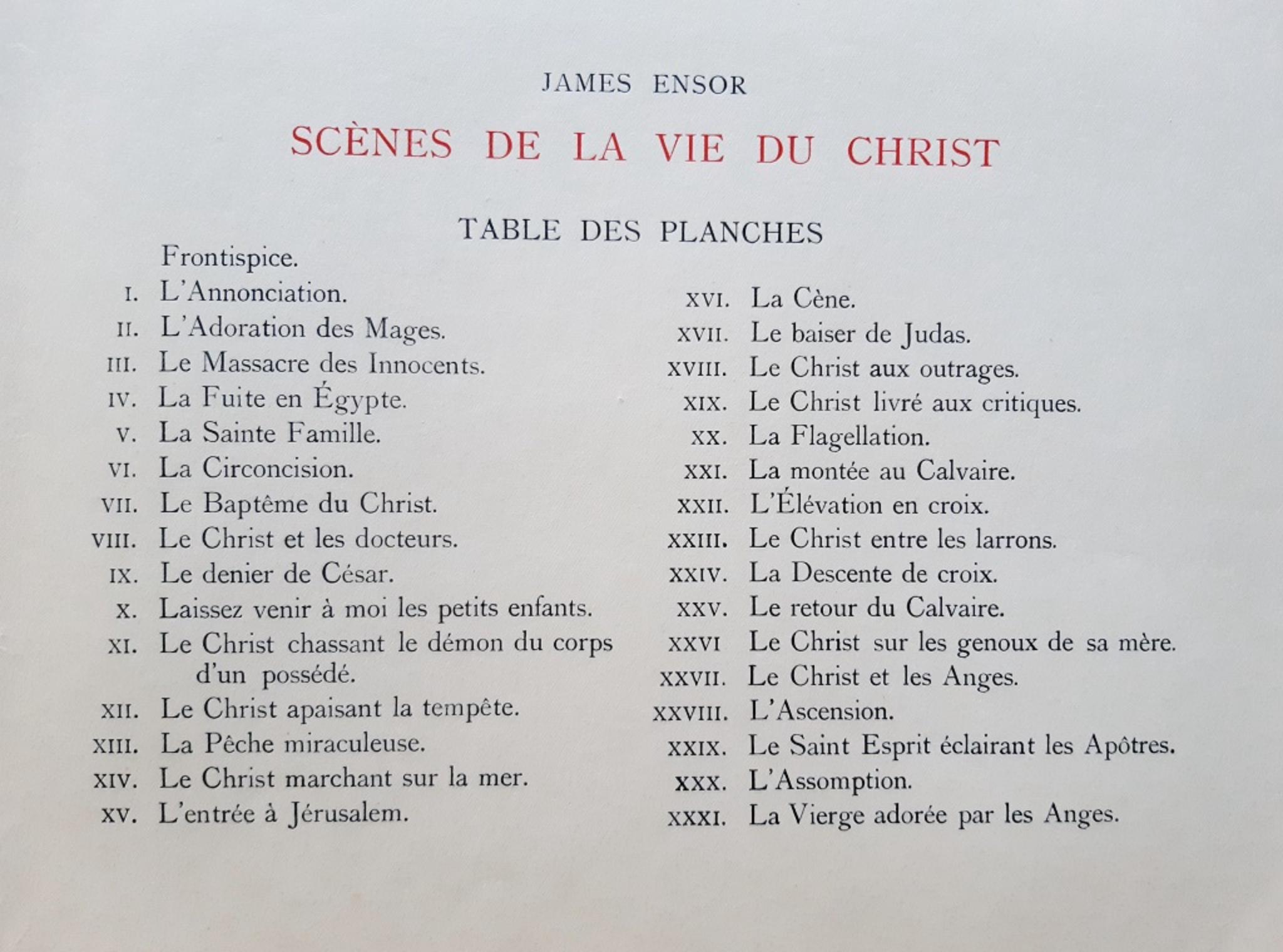 Scènes de la vie du Christ - Vintage Rare Book Illustrated by James Ensor - 1921 For Sale 9