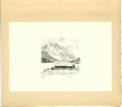 Mountain- Lithograph by Albert Marquet - Early 20th Century