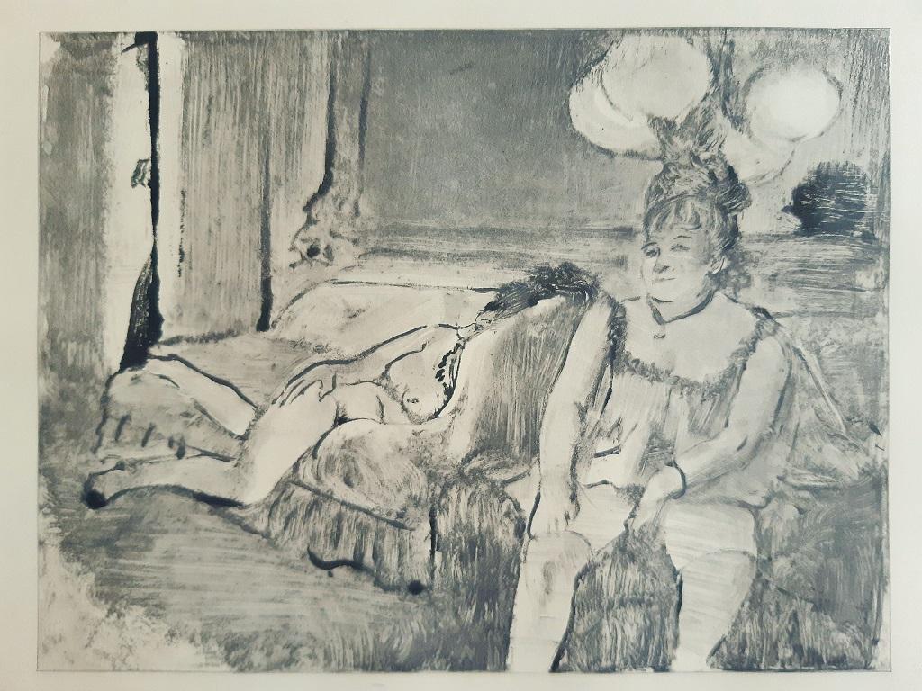  La Maison Tellier - Vintage Rare Book Illustrated after Edgar Degas - 1934 For Sale 1