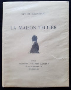 La Maison Tellier - Vintage Rare Book Illustrated after Edgar Degas - 1934