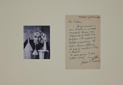 Giorgio Morandi Autographed letter to the artist Piero Sadun - 1953