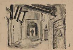 Moroccan Houses - Original Monotype by Helen Vogt - 1929