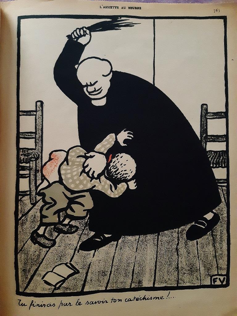 Crimes et Chatiments-Vintage, seltenes Buch, illustriert von Flix Vallotton – 1902 (Moderne), Art, von Félix Vallotton
