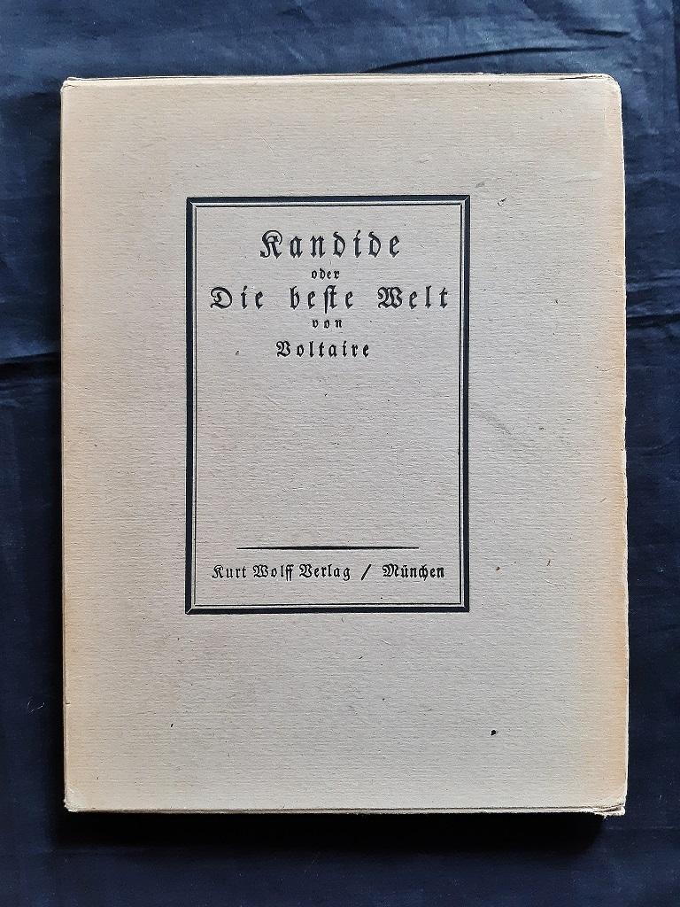 Kandide oder die beste Welt - Vintage Rare Book Illustrated by Paul Klee - 1920 For Sale 7