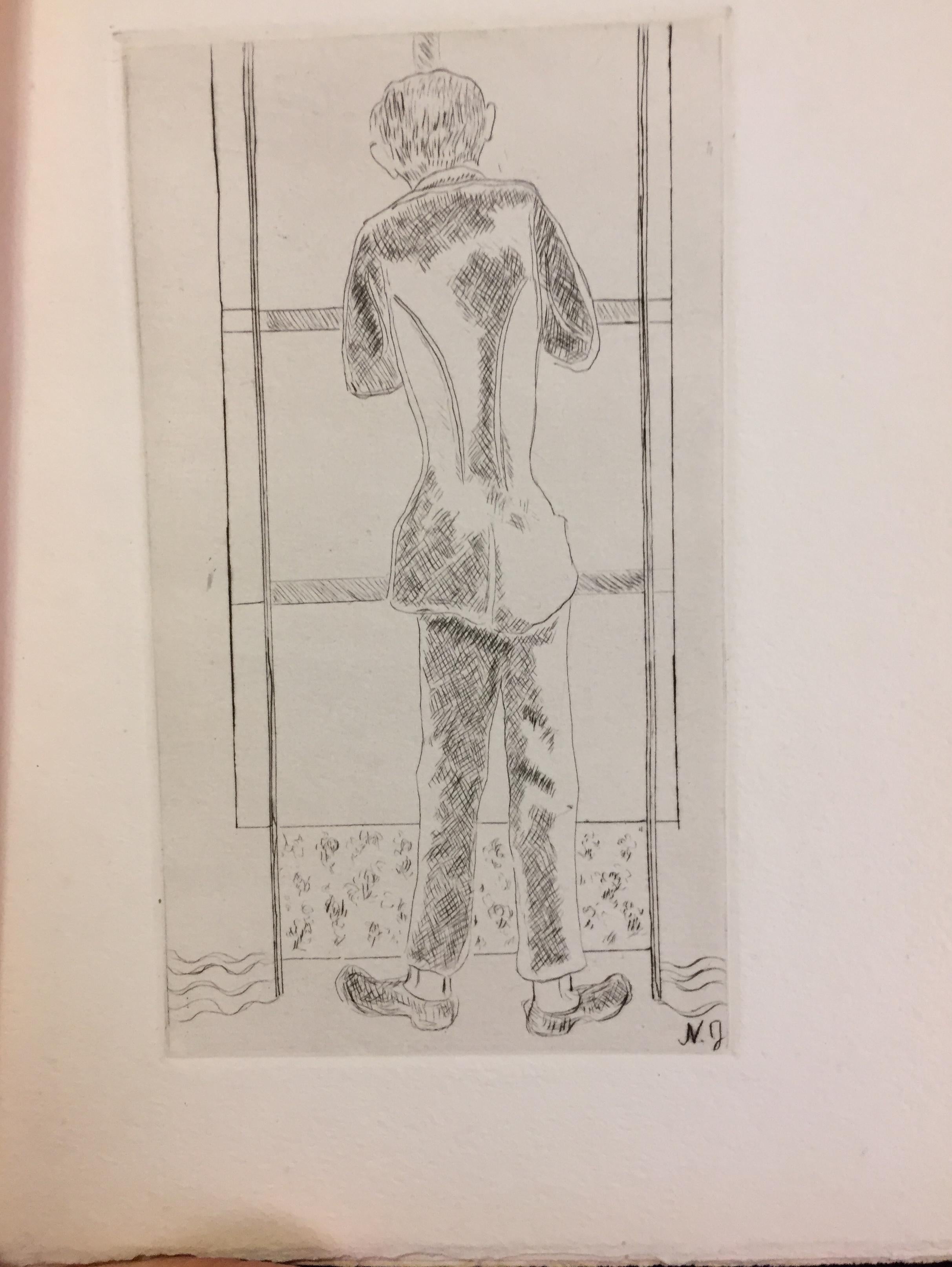 Le Thé du Capitaine - Seltenes Buch, illustriert von Natalia Gontcharova - 1926 im Angebot 5