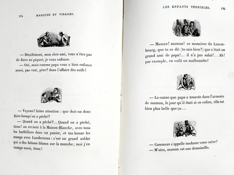 Paul Gavarni - La Mascarade Humaine - Vintage Rare Book Illustrated by Paul  Gavarni - 1881 For Sale at 1stDibs