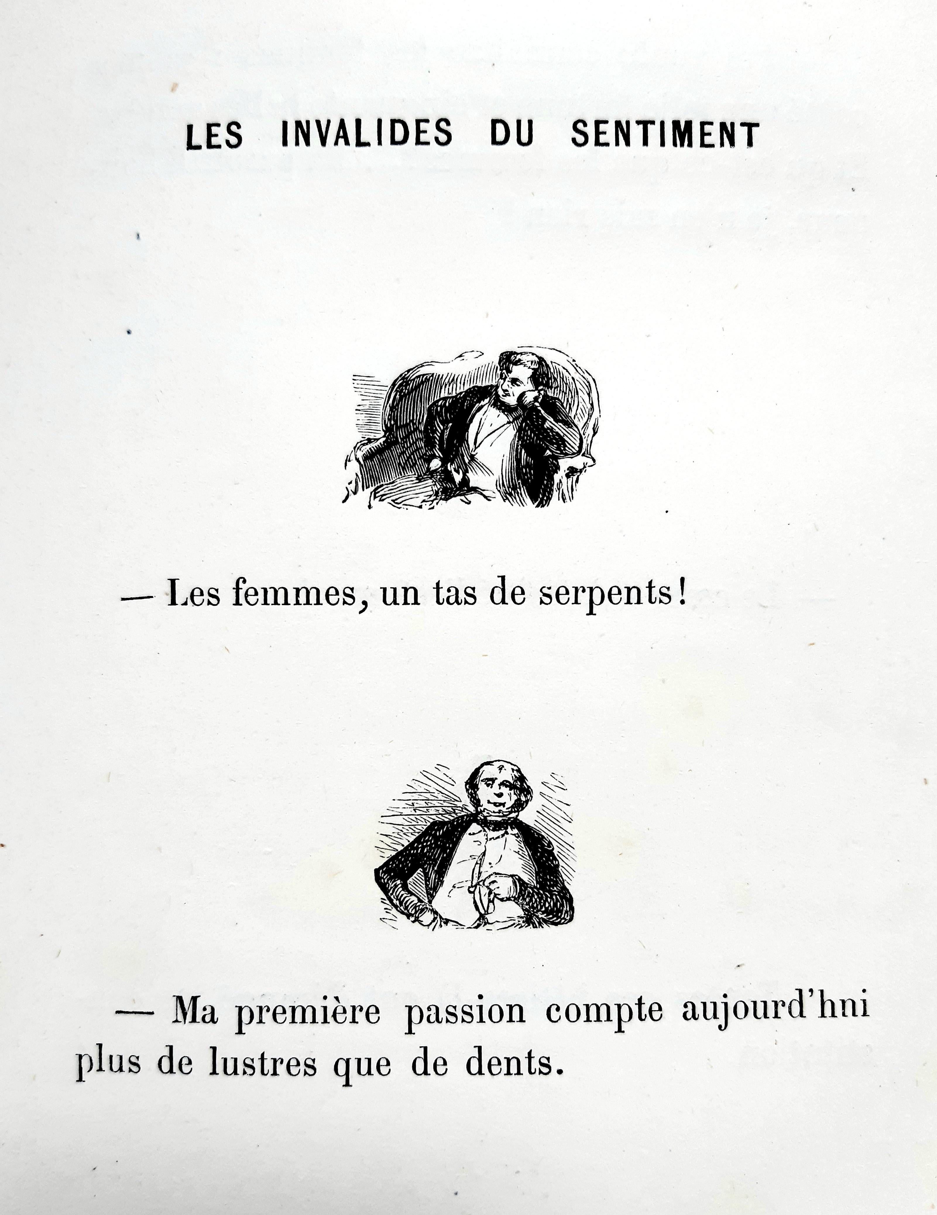 La Mascarade Humaine - Vintage Rare Book Illustrated by Paul Gavarni - 1881 11