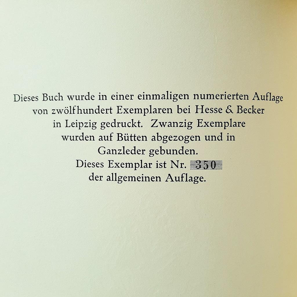 Die Schwarze Spinne is an original Rare Book illustrated by René Beeh (1886 − 1922) and written by Jeremias Gotthelf (Morat, 1797 – Lützelflüh, 1854) in 1918. 

Original Edition. 

Published by Delphin Verlag, Munchen.

1200 numbered