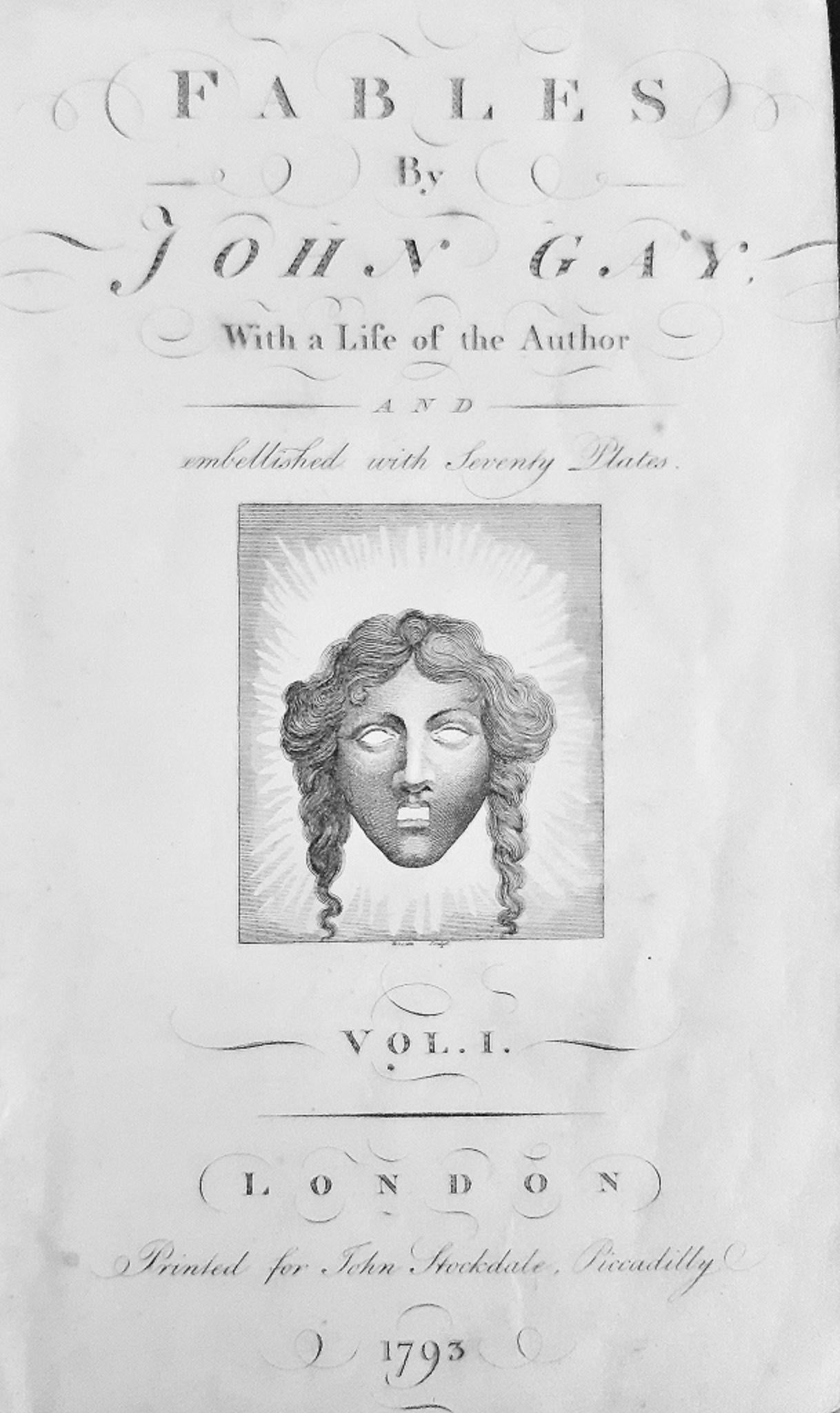 Fables – seltenes Vintage-Buch, illustriert von William Blake – 1793 im Angebot 1