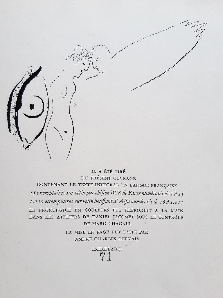 Le Dur Désir de Durer -Rare Book Illustrated by Marc Chagall - 1950 For Sale 1