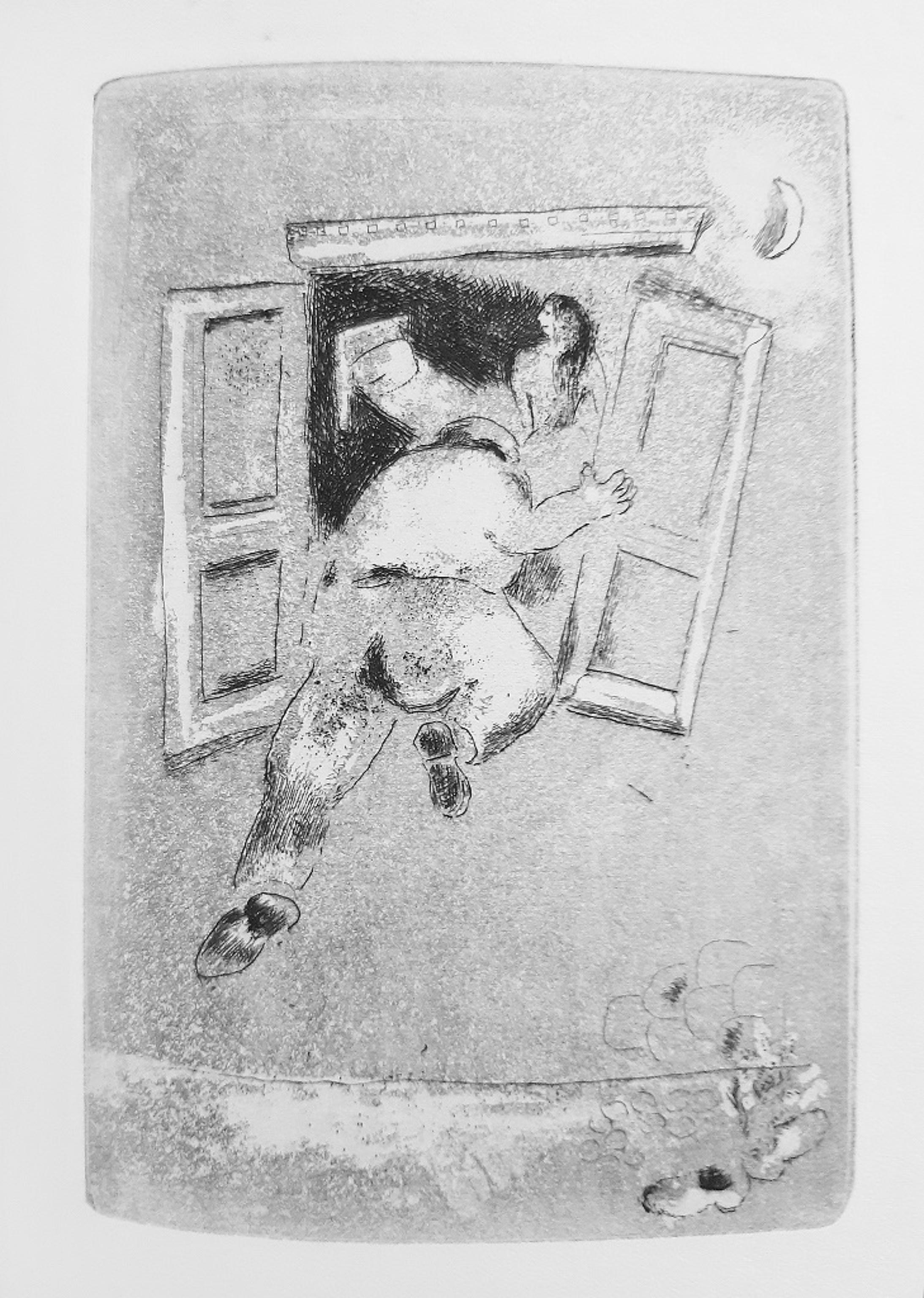 Maternité ist ein modernes, seltenes Buch, das 1926 von Marcel Arland (Varennes-sur-Amance, 1899 - Saint-Sauveur-sur-École, 1986) geschrieben und von Marc Chagall (Lëzna, 1887 - Saint-Paul-de-Vence, 1985) illustriert wurde.

Originalausgabe,