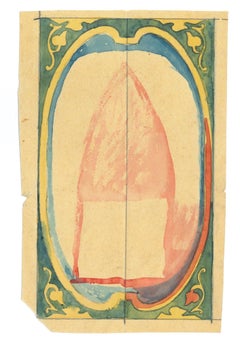 Mantra - Original Watercolor - 19th Century