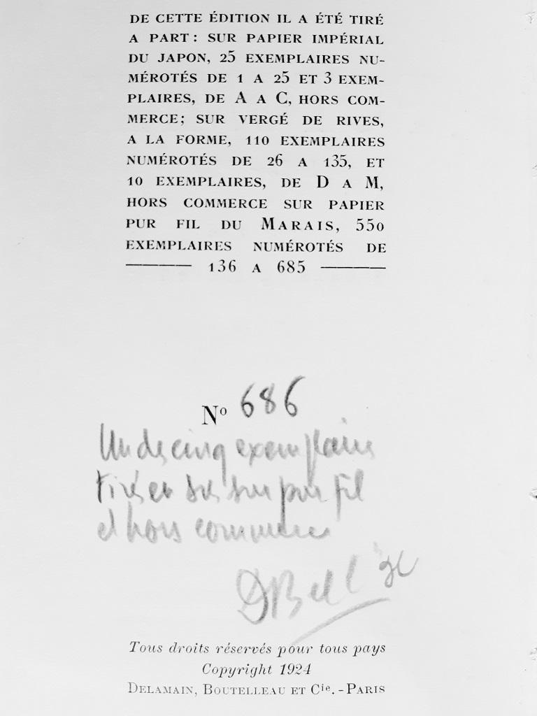 Le Potomak - Vintage Rare Book Illustrated by Jean Cocteau - 1924 For Sale 1