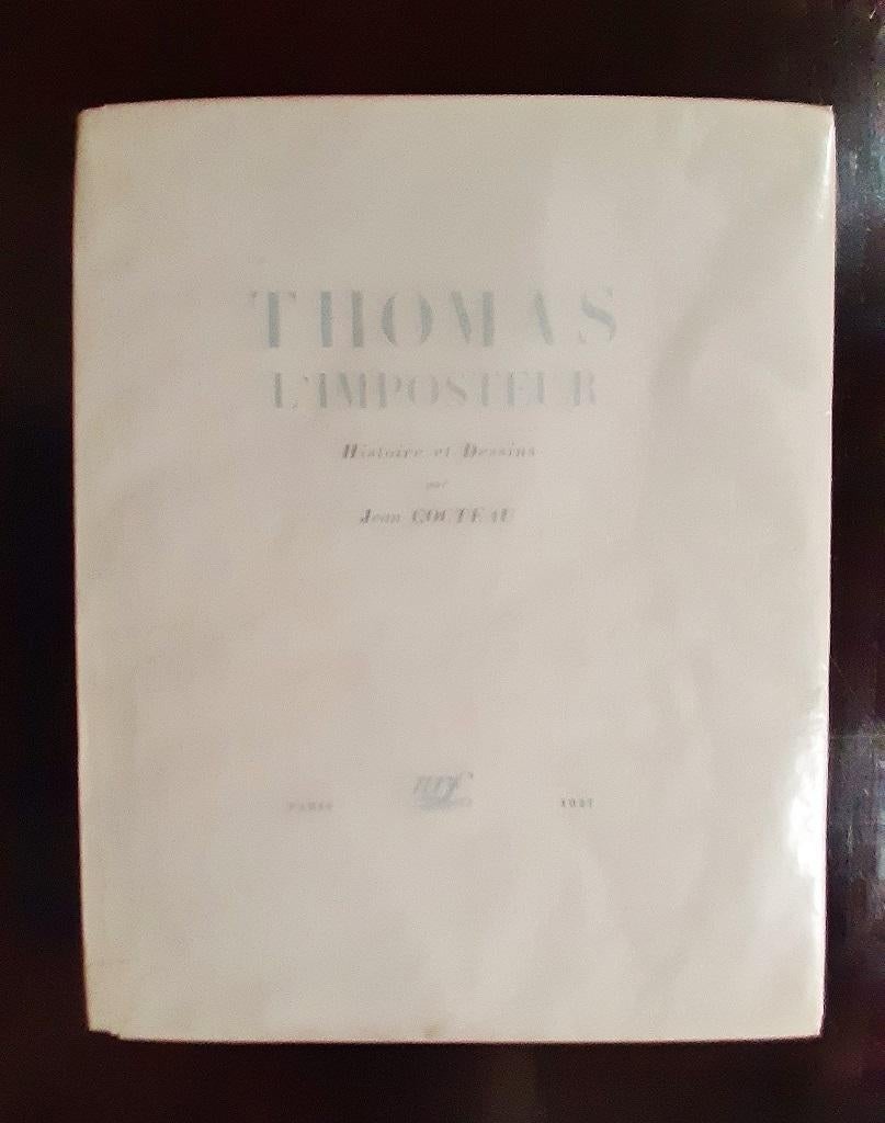 Thomas l’Imposteur is an original modern rare book illustrated by Jean Cocteau  (Maisons-Laffitte, 1889 – Milly-la-Forêt, 1963) in 1927.

Published by Gallimard NRF, Paris.

Original Edition.

373 numbered copies. One of 320 copies on vélin