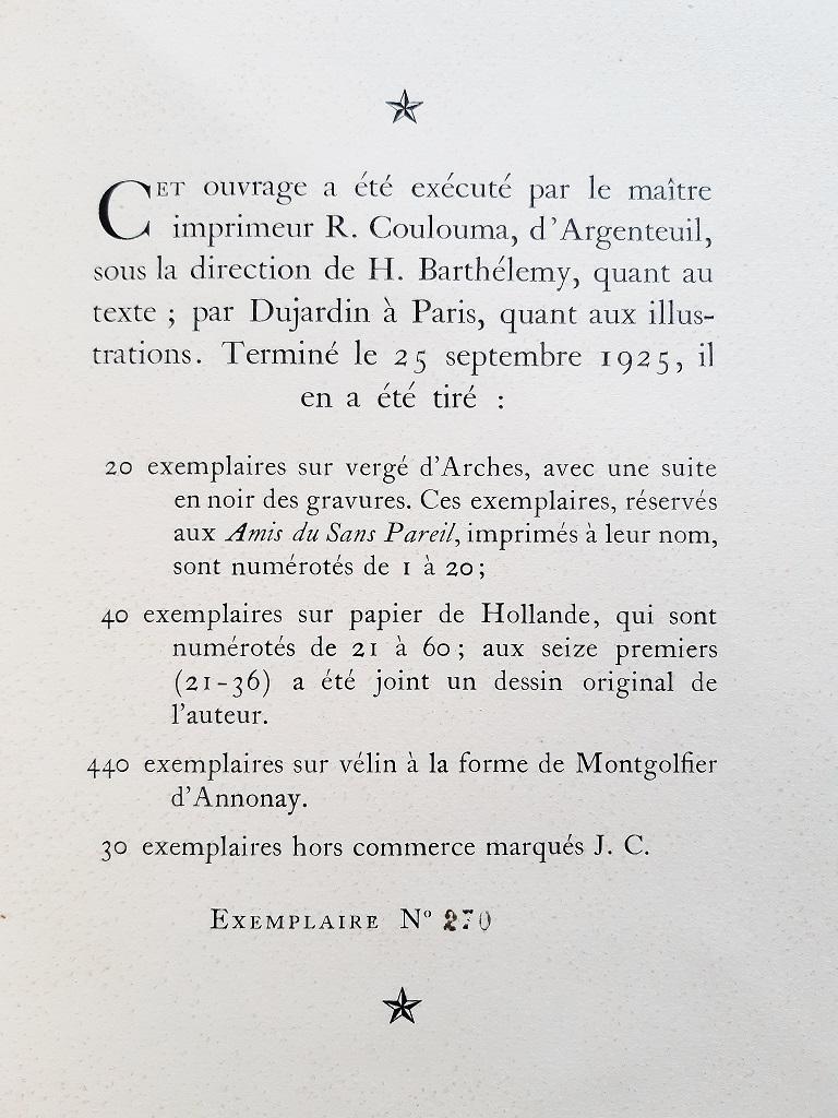 Le Secret Professionnel - Vintage Rare Book Illustrated by Jean Cocteau - 1925 For Sale 3